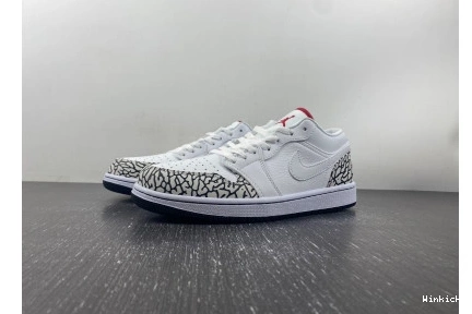 Low  1 Phat 338145-162 Grey Cement Jordan 0801